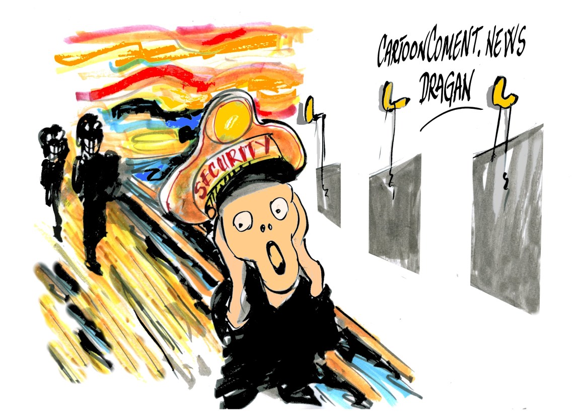 Museo Kunsthal de Rotterdam-"guardia de seguridad"