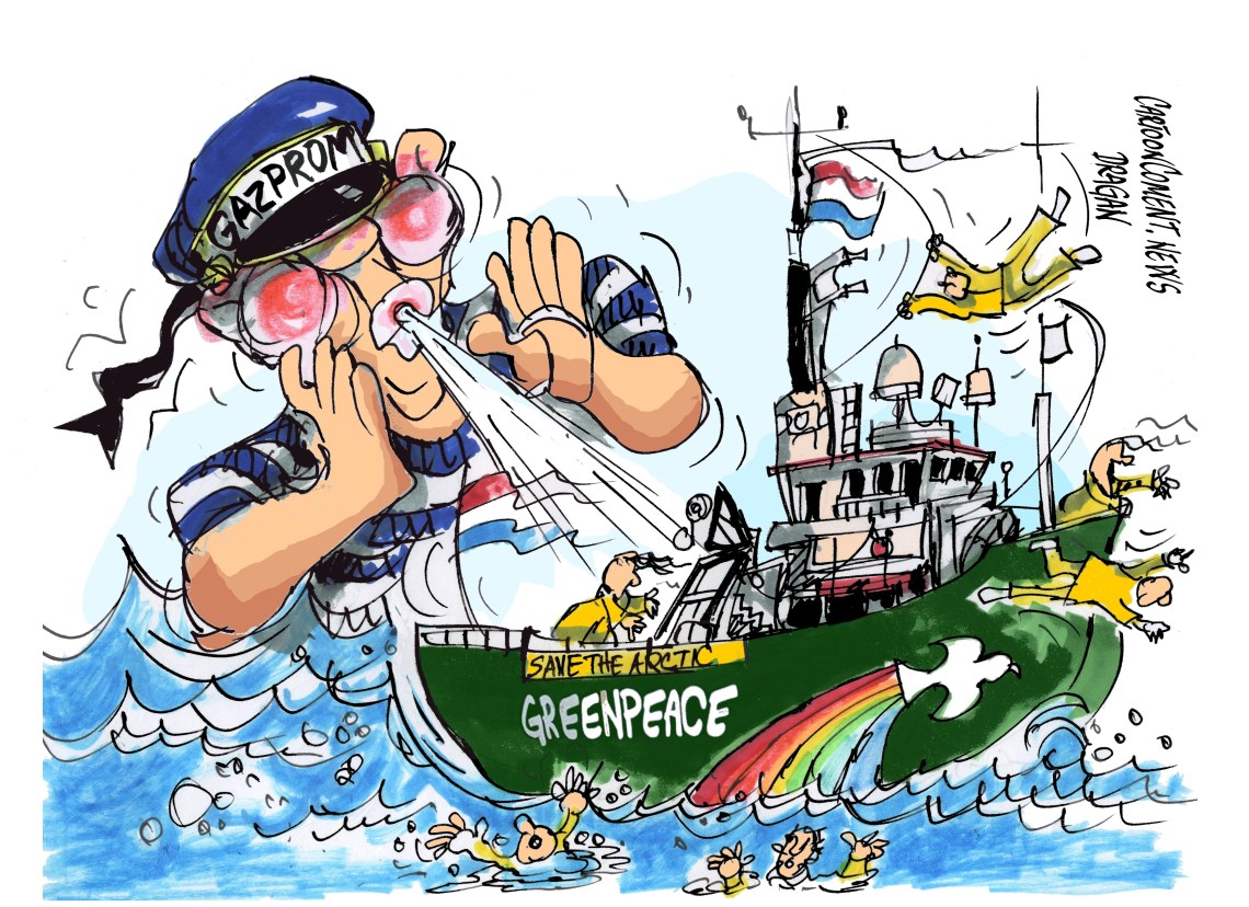 Rusia-"Gazprom-Greenpeace"