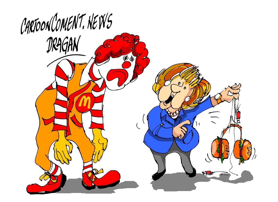 Angela Merkel-"McDonald"-s