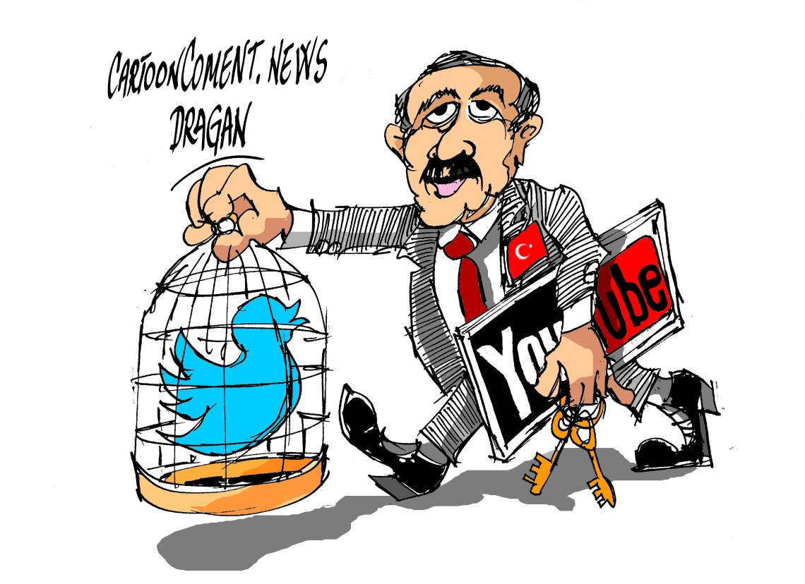 Erdogan-"Twitter- YouTube"
