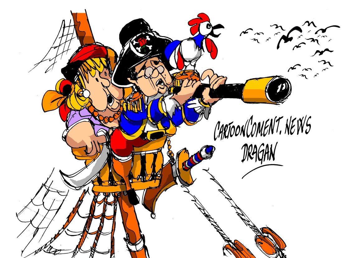 Merkel y Hollande-"dirección a Moscú"