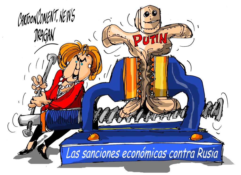Angela Merkel-"sanciones"