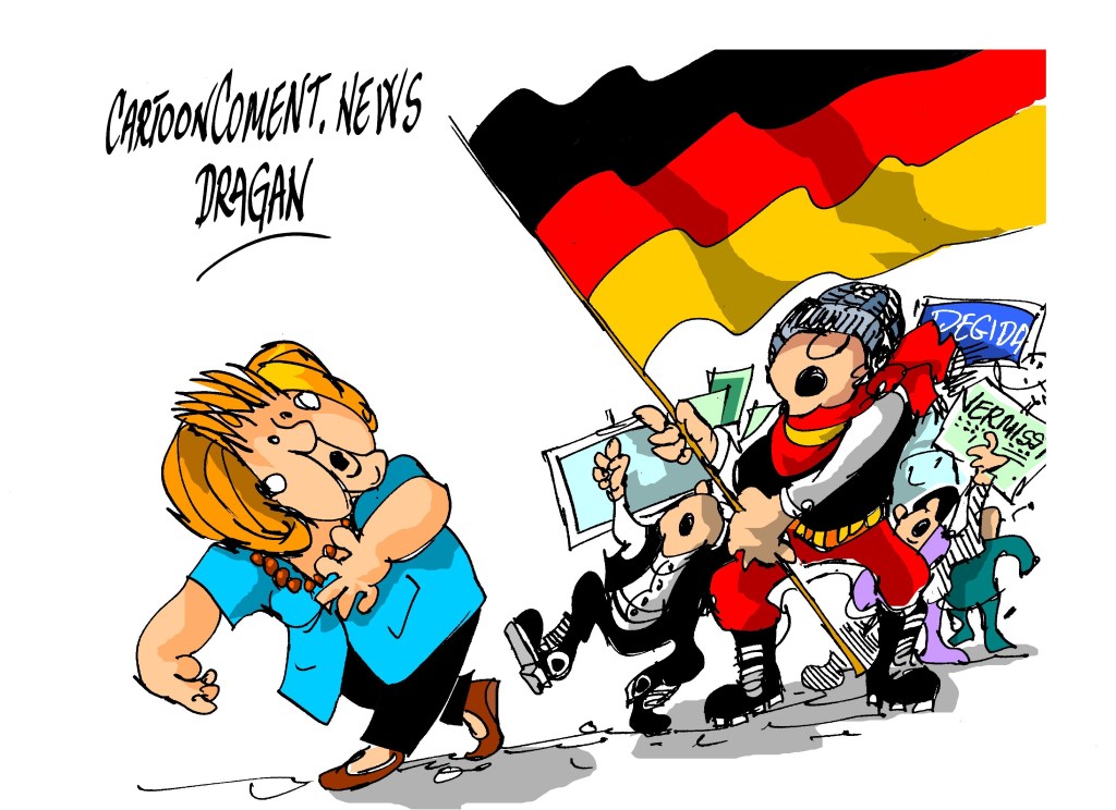 Angela Merkel-"Pegida"