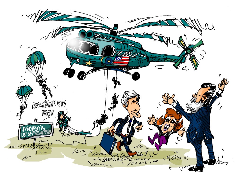 John Kerry-Soraya-Rajoy-"Morón"